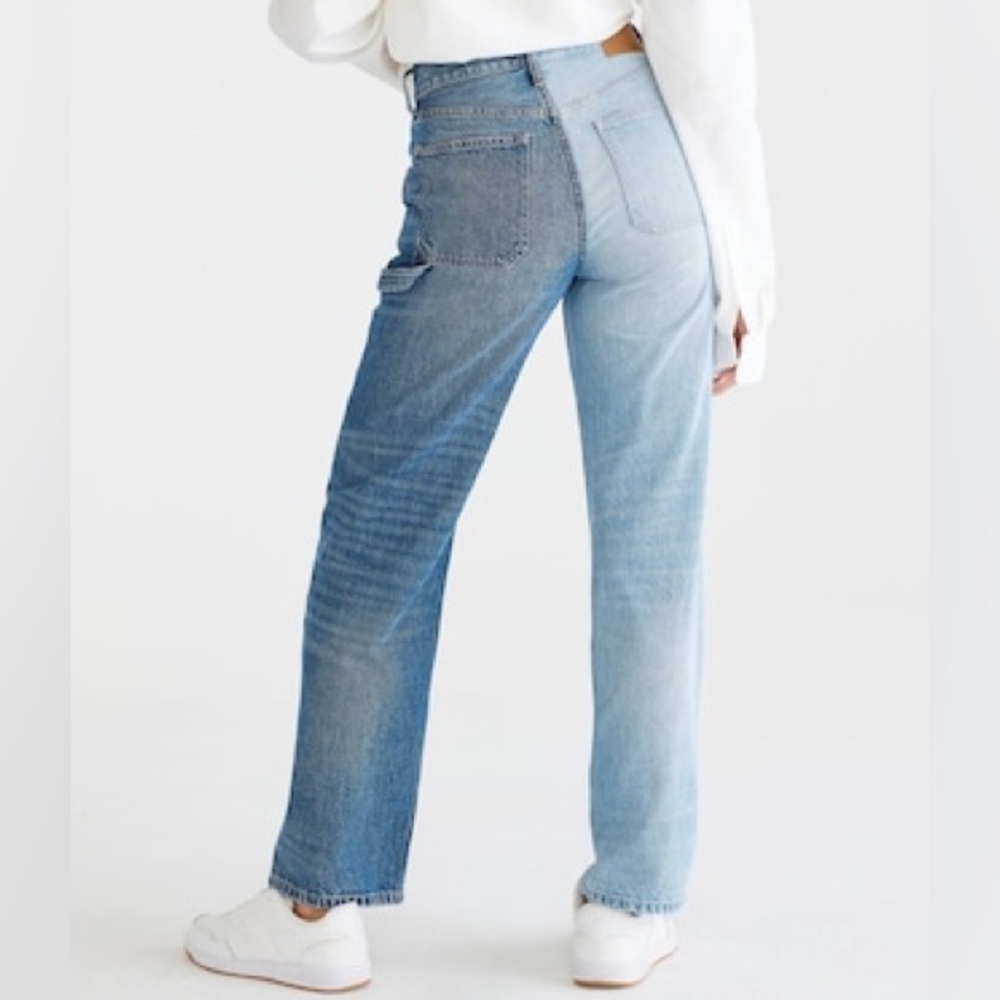 Aeropostale '90s High-Rise Baggy Carpenter Jean Size 8 - Picture 2 of 6